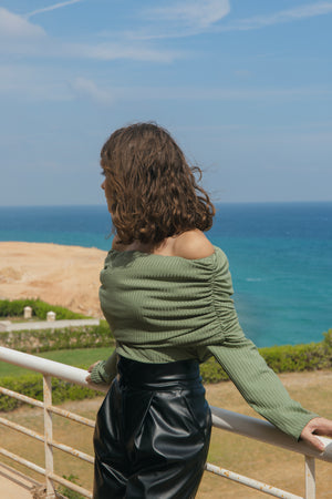 Be mine top in green