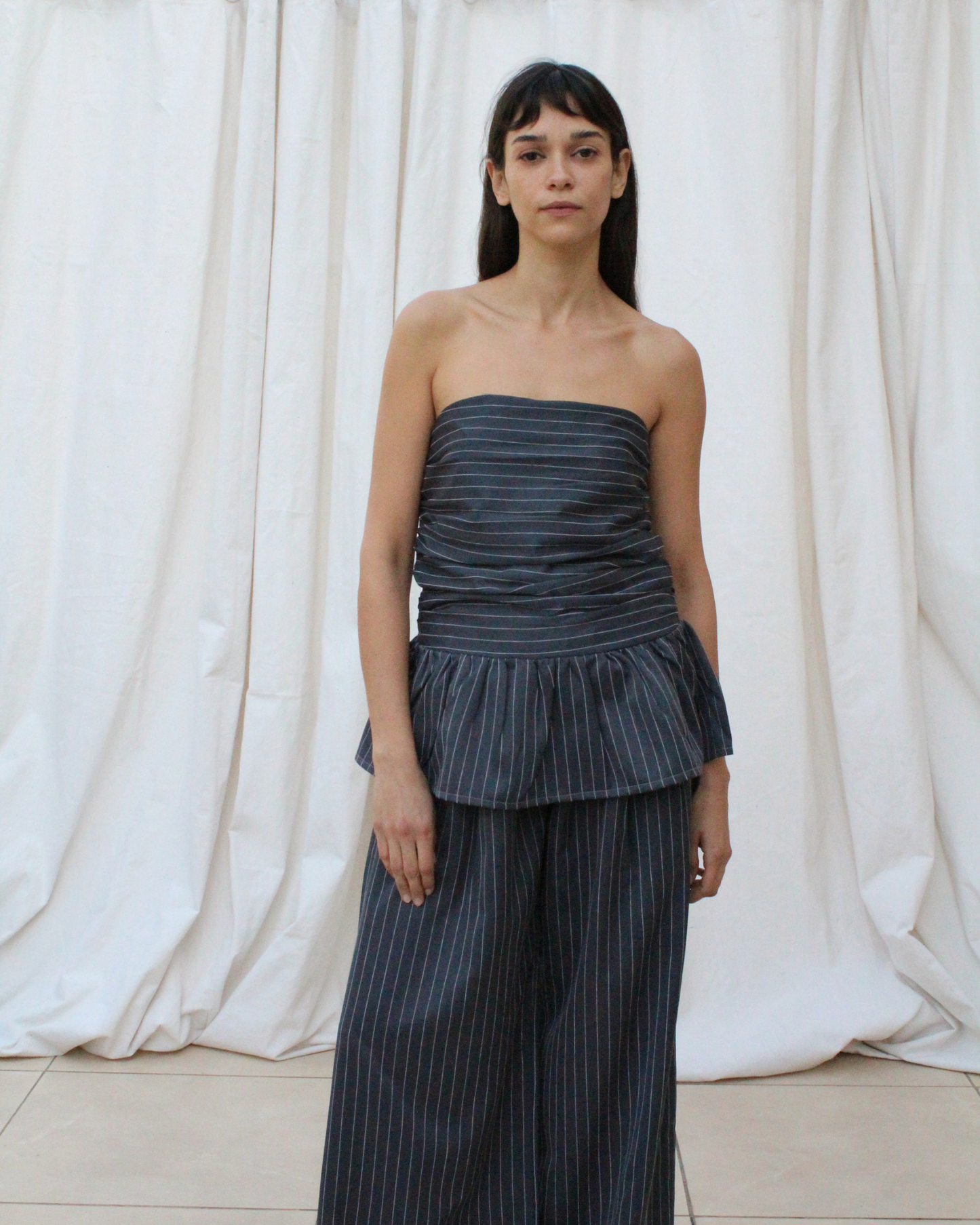 Dance top in grey