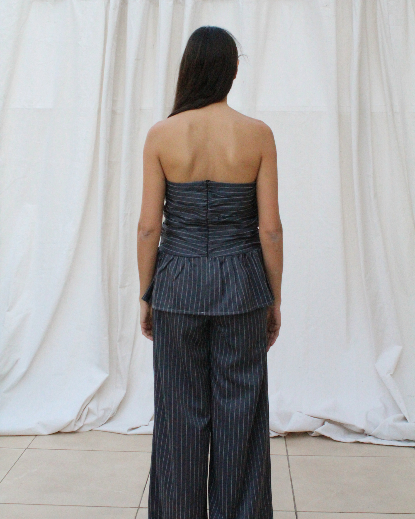 Dance top in grey
