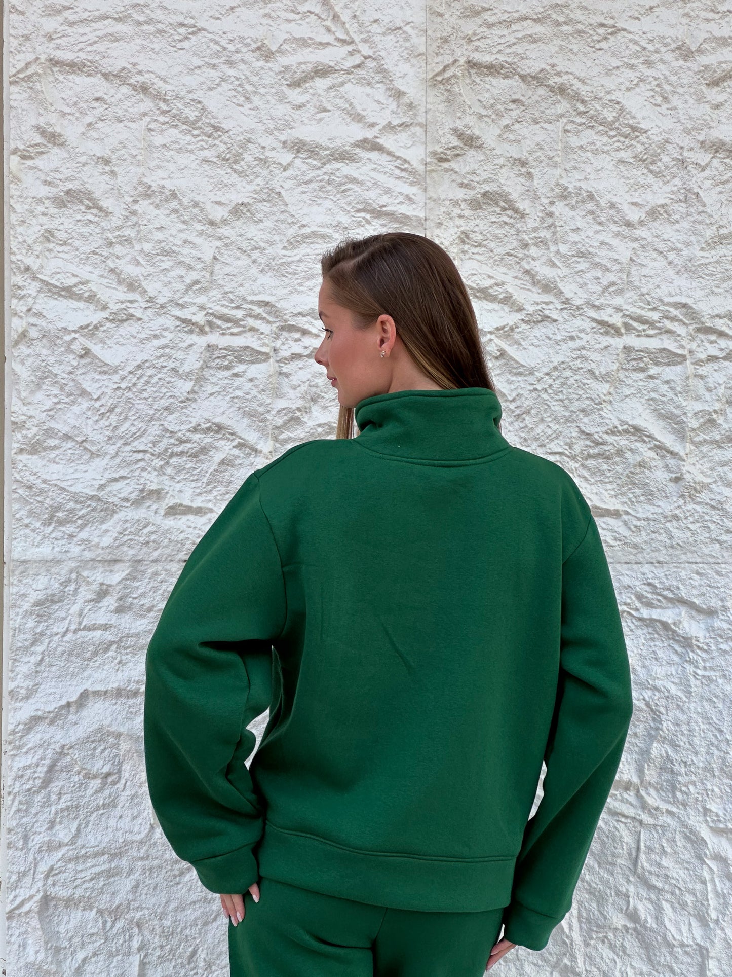 Run sweatshirt in green