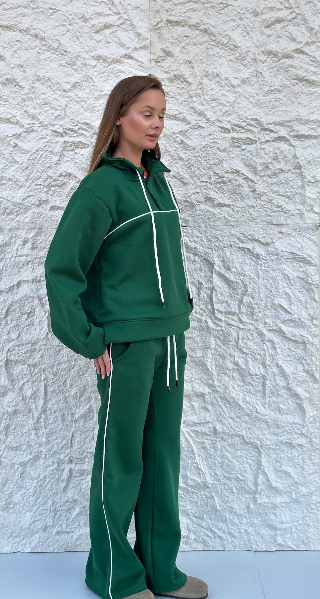 Run sweatshirt in green