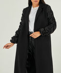 Hero coat in black