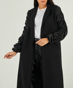 Hero coat in black