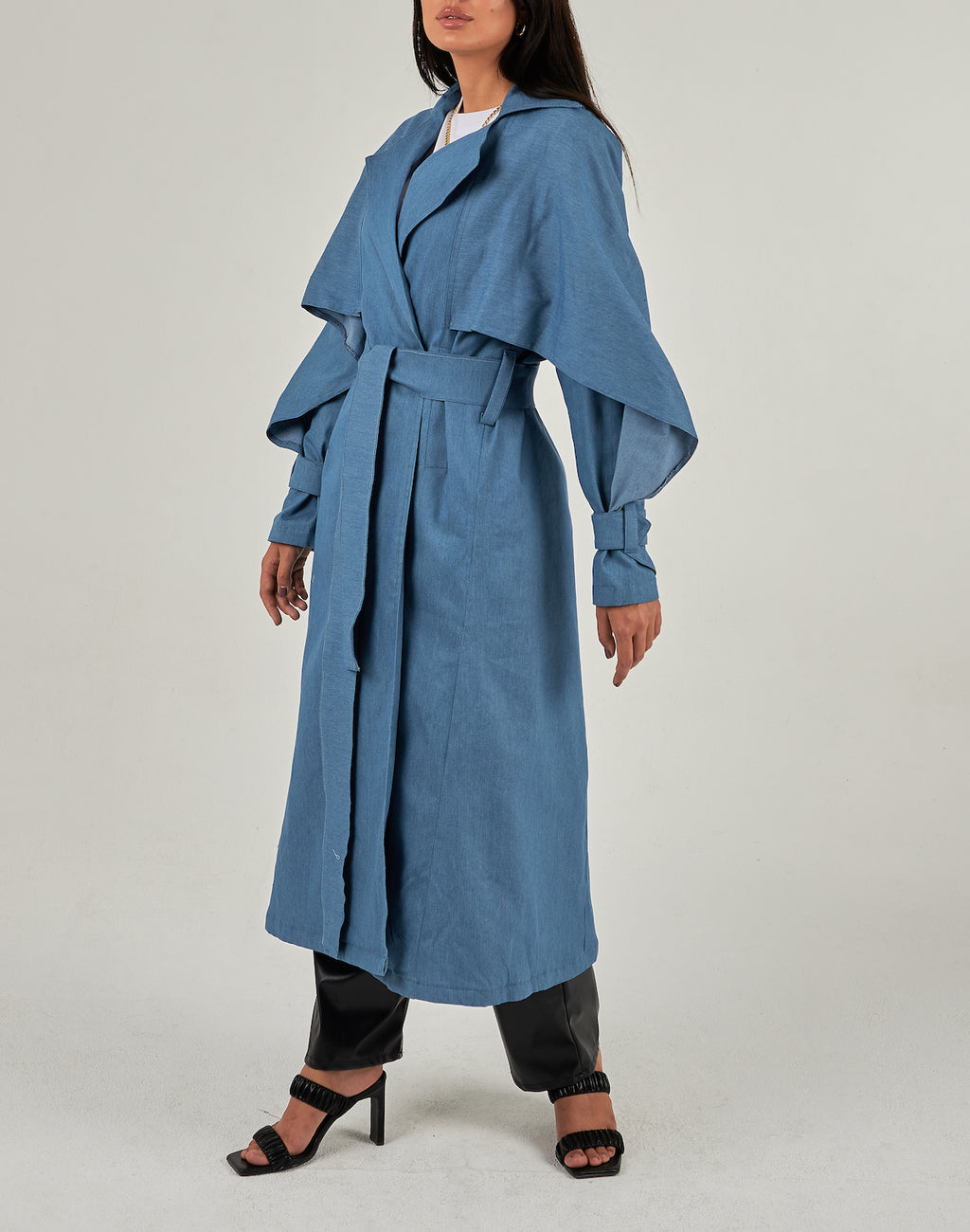 Planet coat in denim