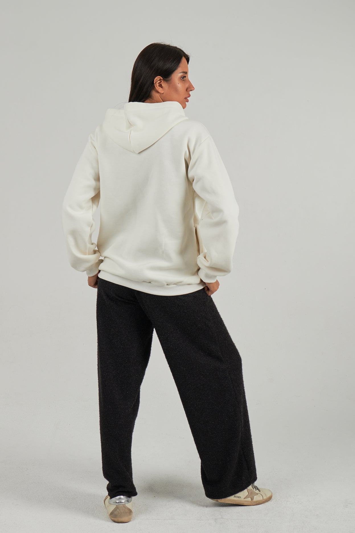 Star jacket in white