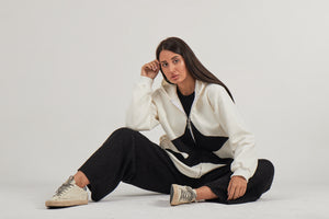 Star jacket in white