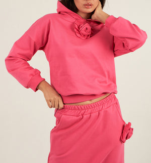 Barbie sweatshirt in fuschia