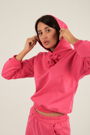 Barbie sweatshirt in fuschia