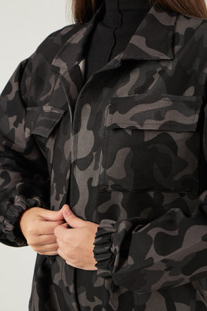Soldier jacket in black