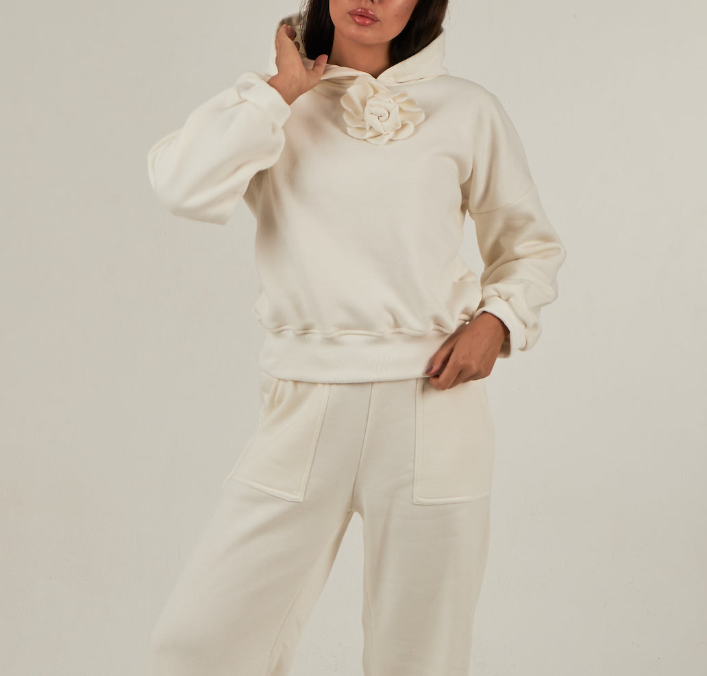 Barbie sweatshirt in white