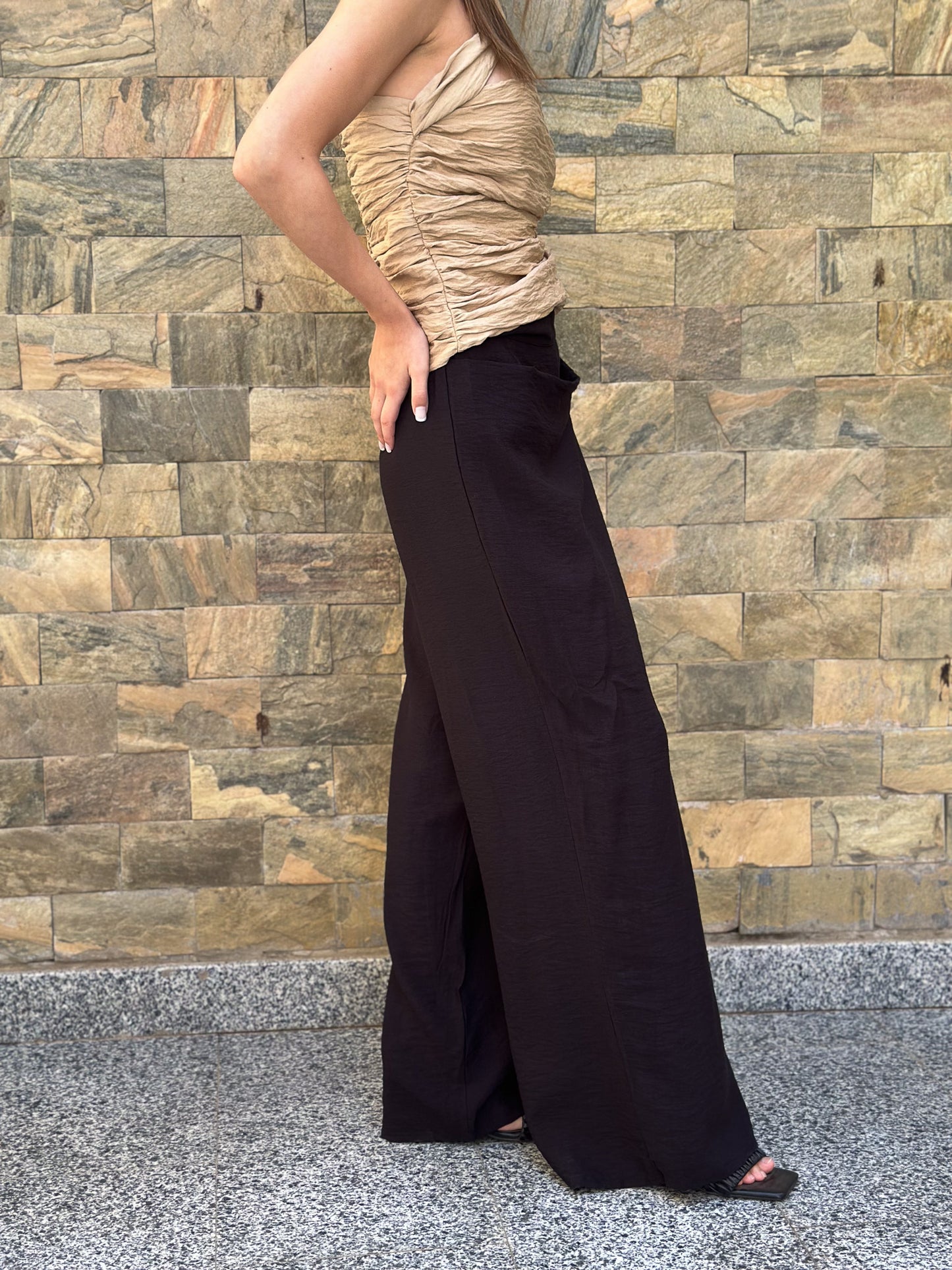 Double pants in black
