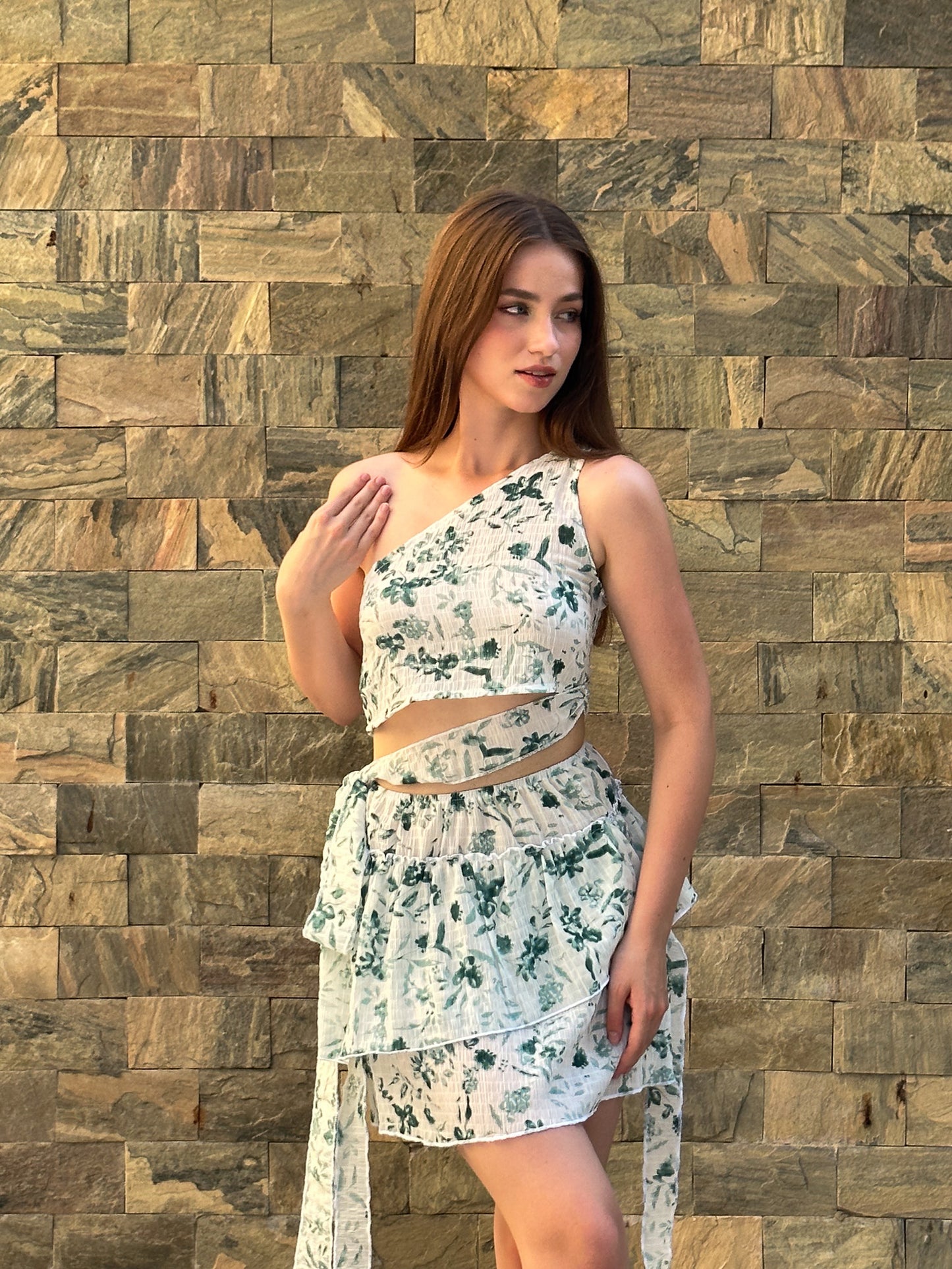 Sandy skirt in green