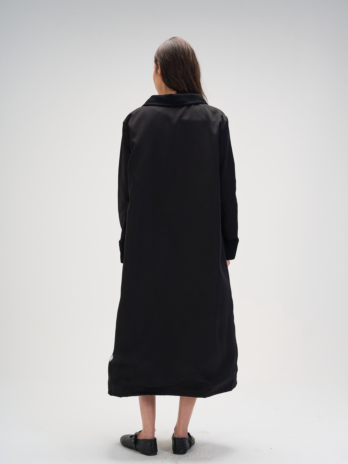 Traffic coat in black