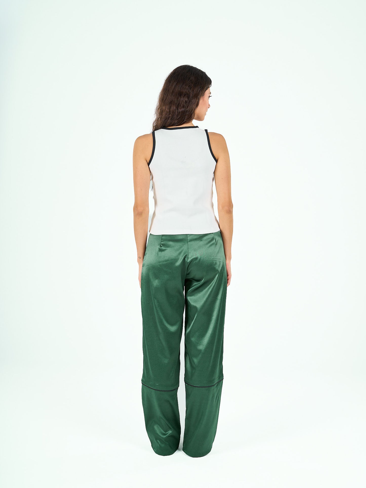Lines pants in olive