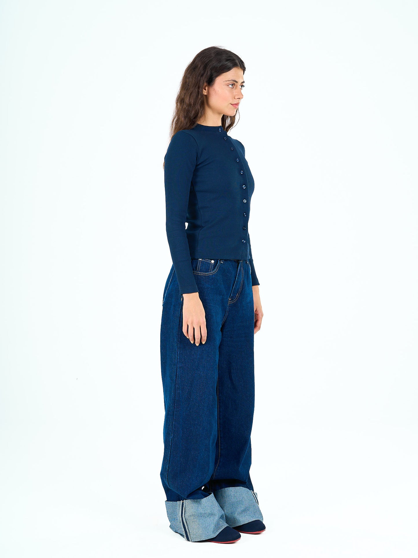 Everyday long sleeves tee in navy