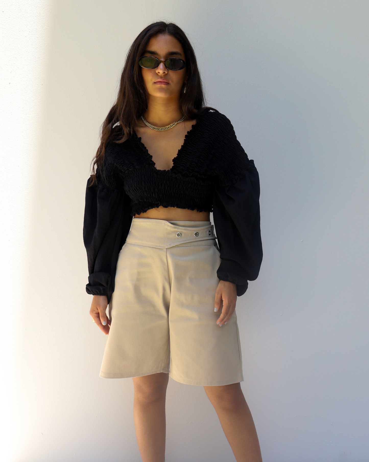 Own it shorts in beige