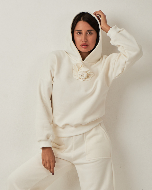 Barbie sweatshirt in white