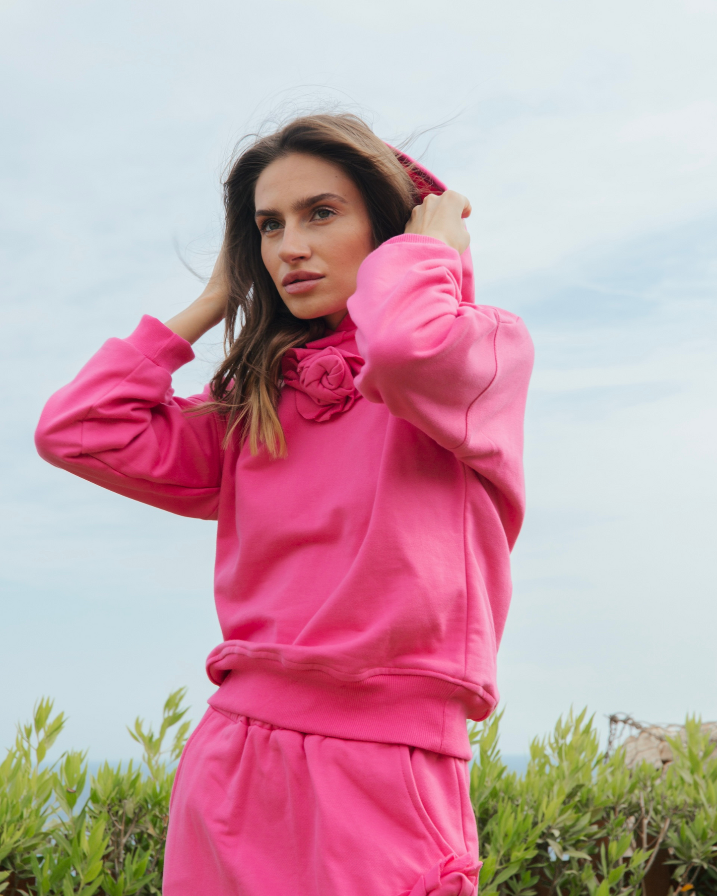 Barbie sweatshirt in fuschia