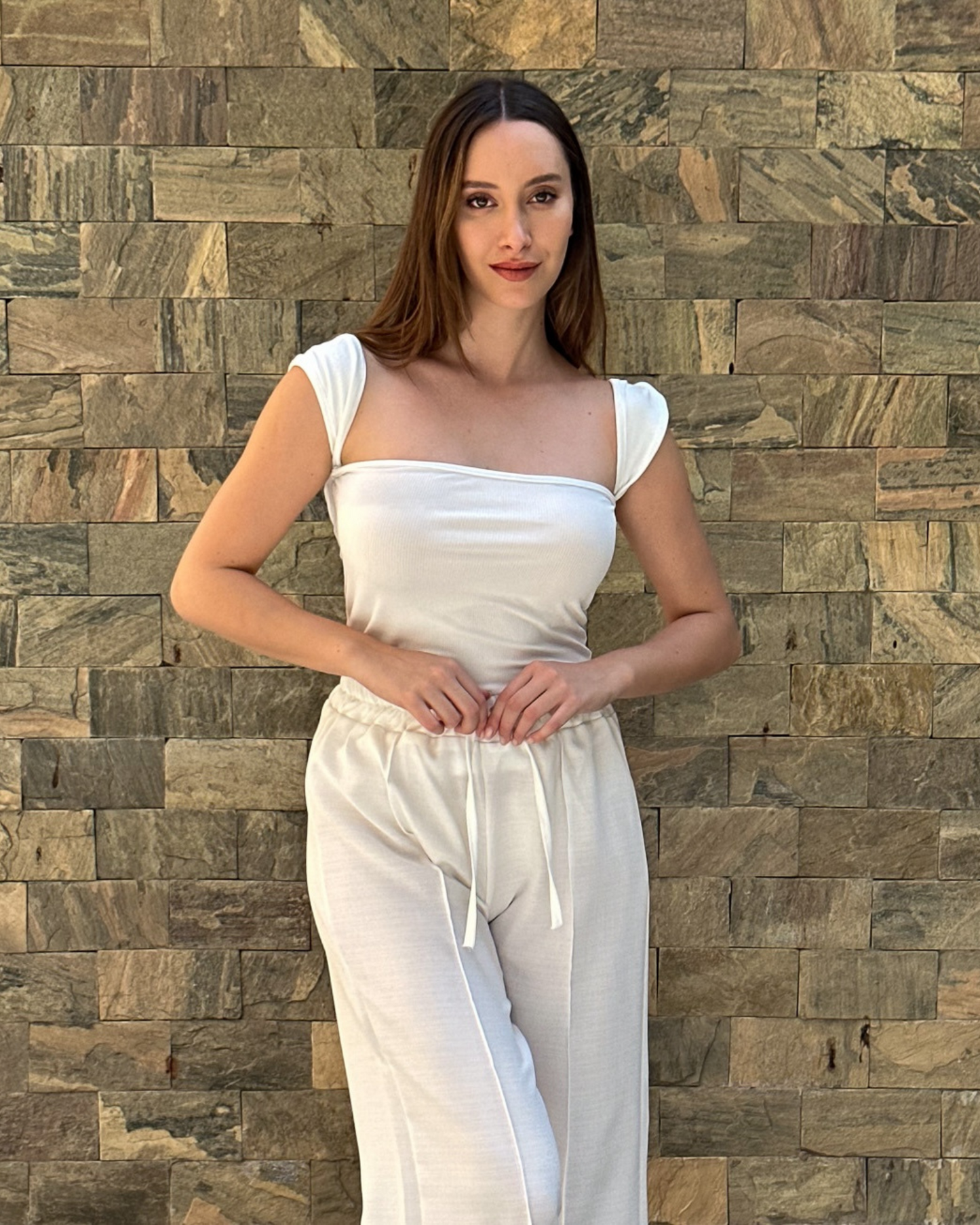 Princess top in white