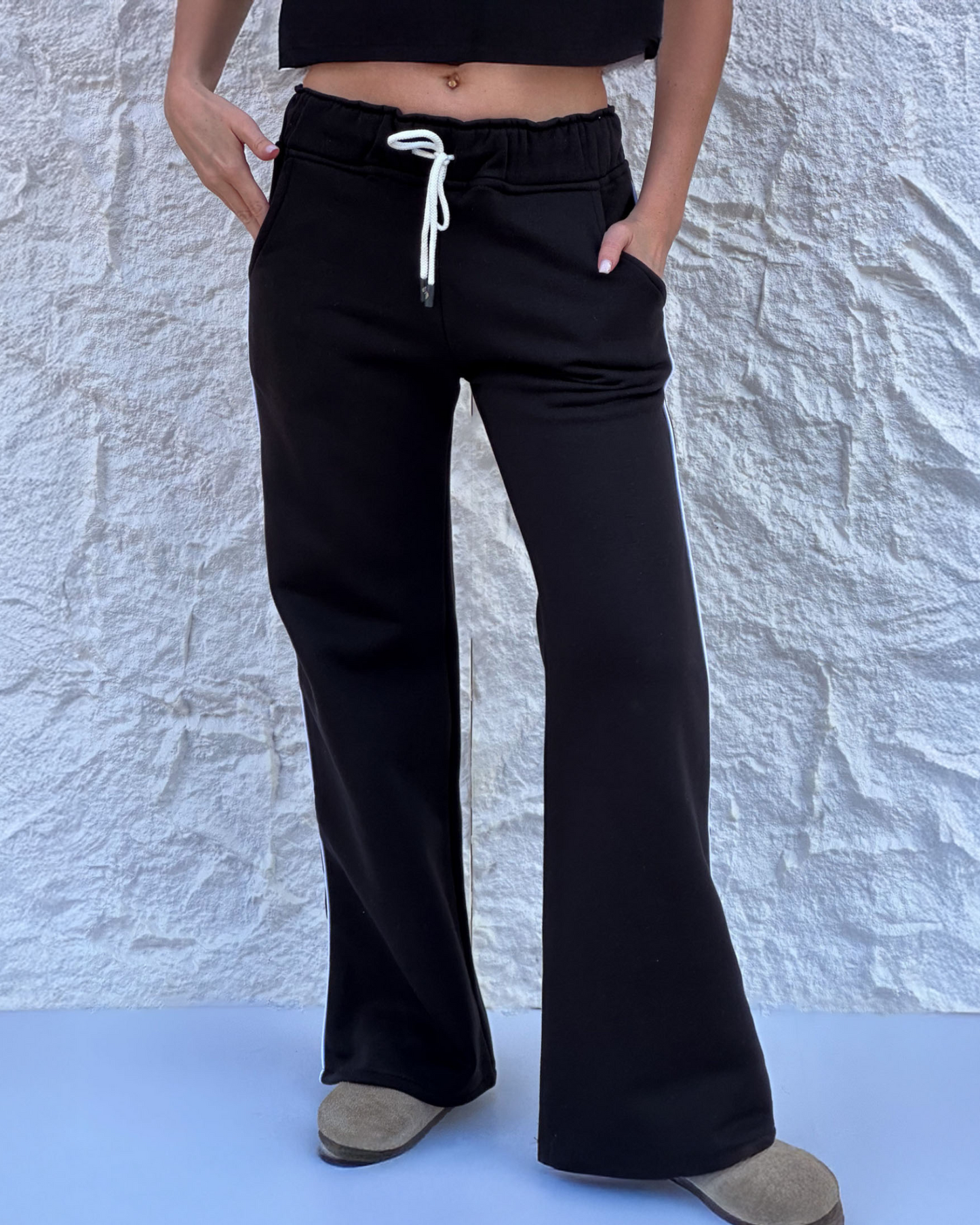 Run pants in black