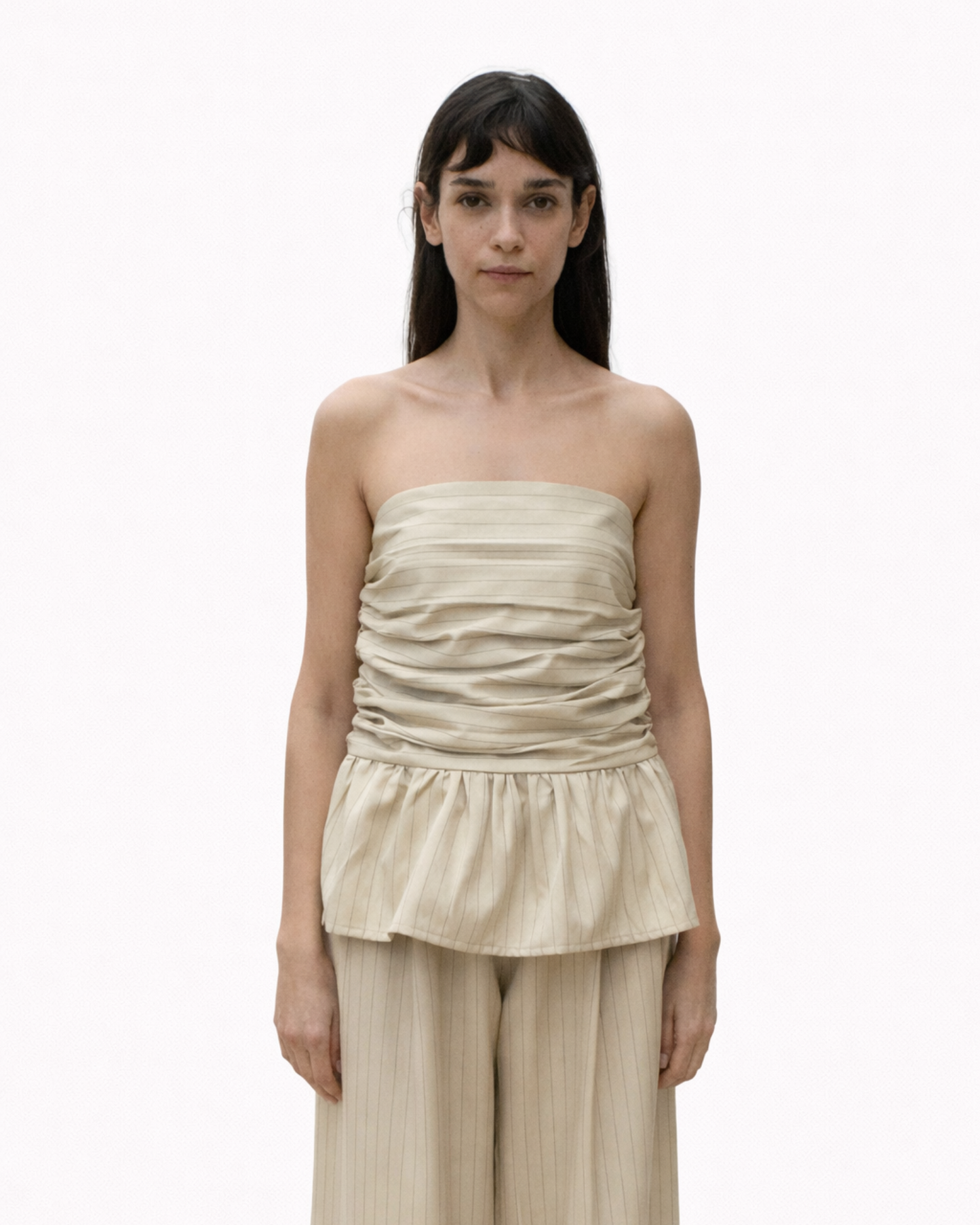 Dance top in beige