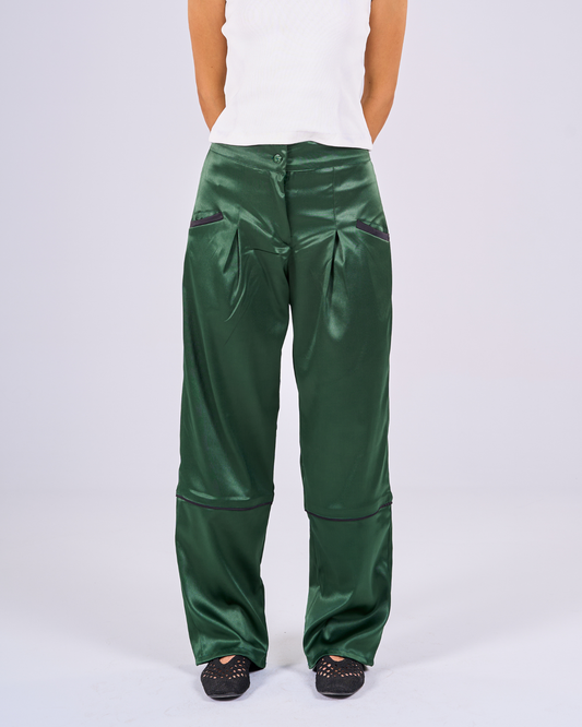 Lines pants in olive