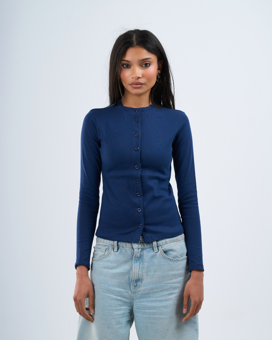Everyday long sleeves tee in navy