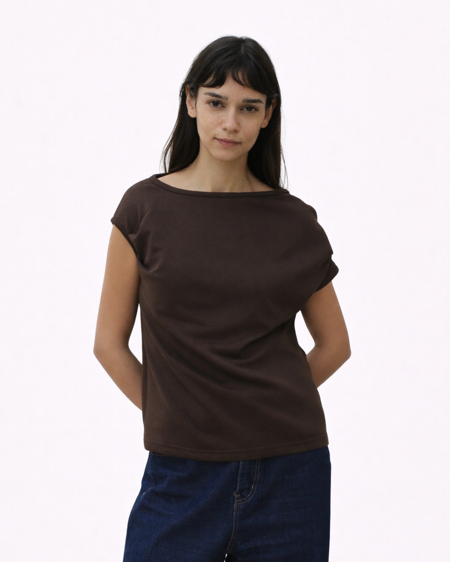 Norma top in brown