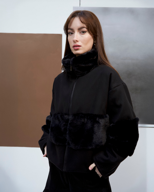 Lux jacket in black