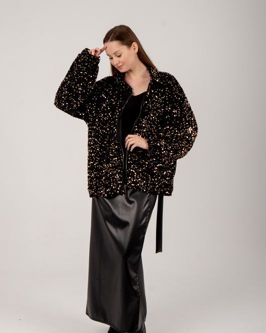 Spark jacket in black