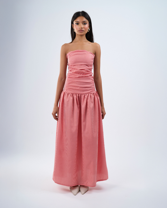 Flatter dress 2.0 in red