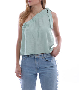 Rise top in turquoise