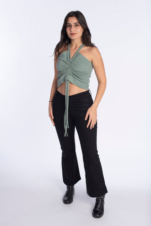 Ruched rib top