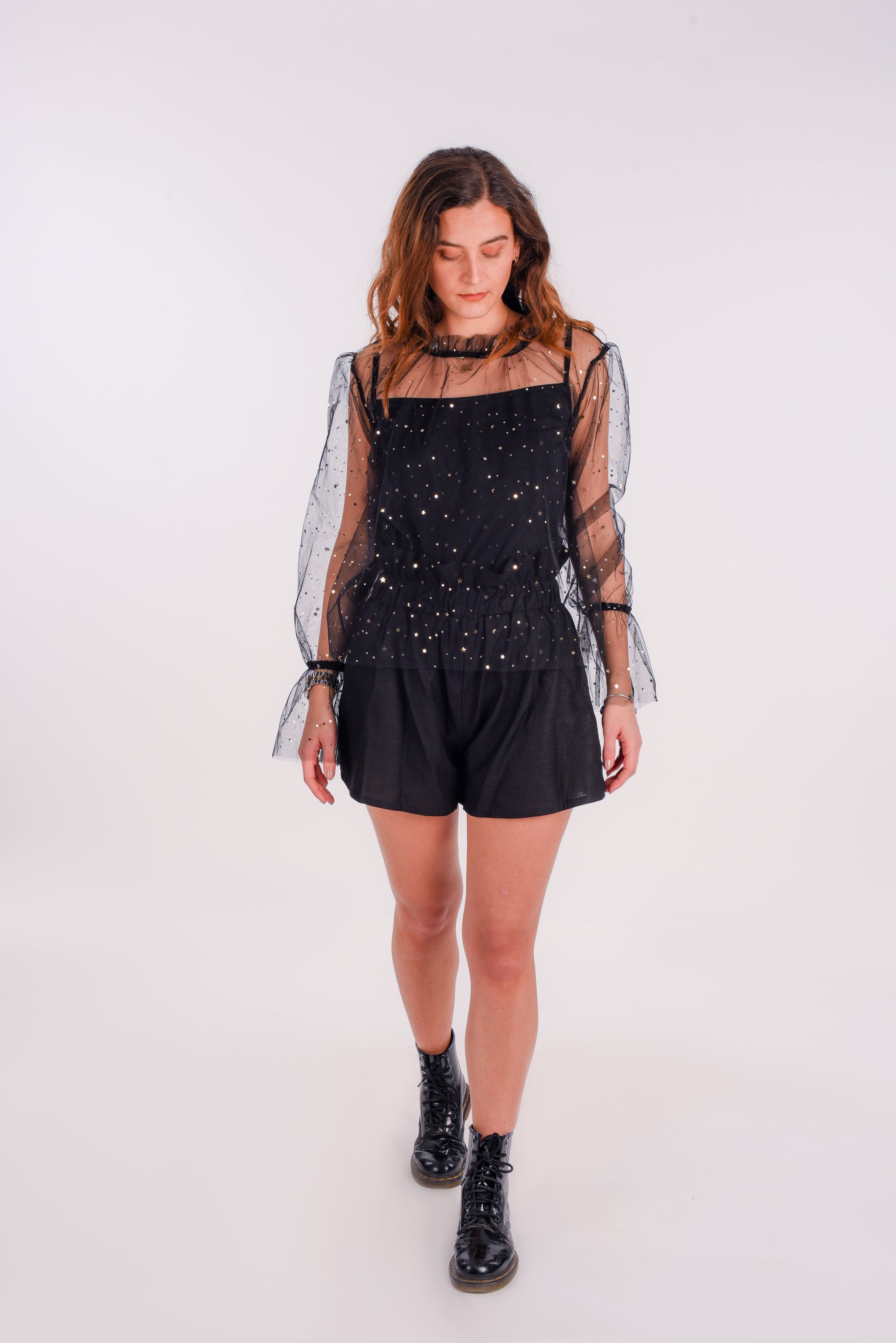 Night top in black