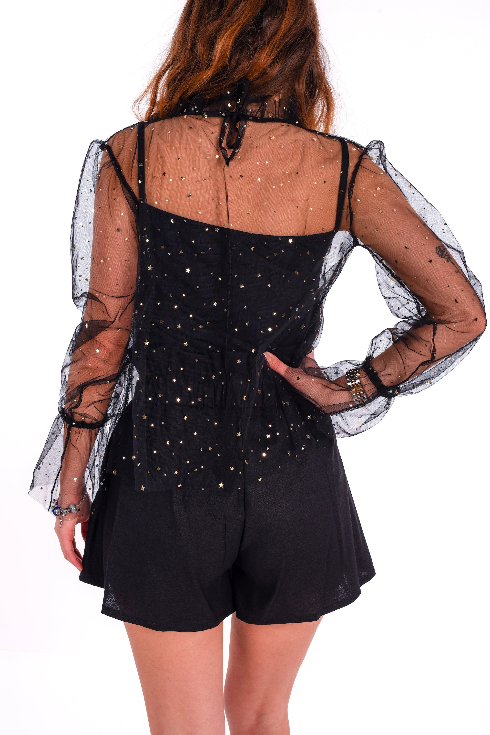 Night top in black