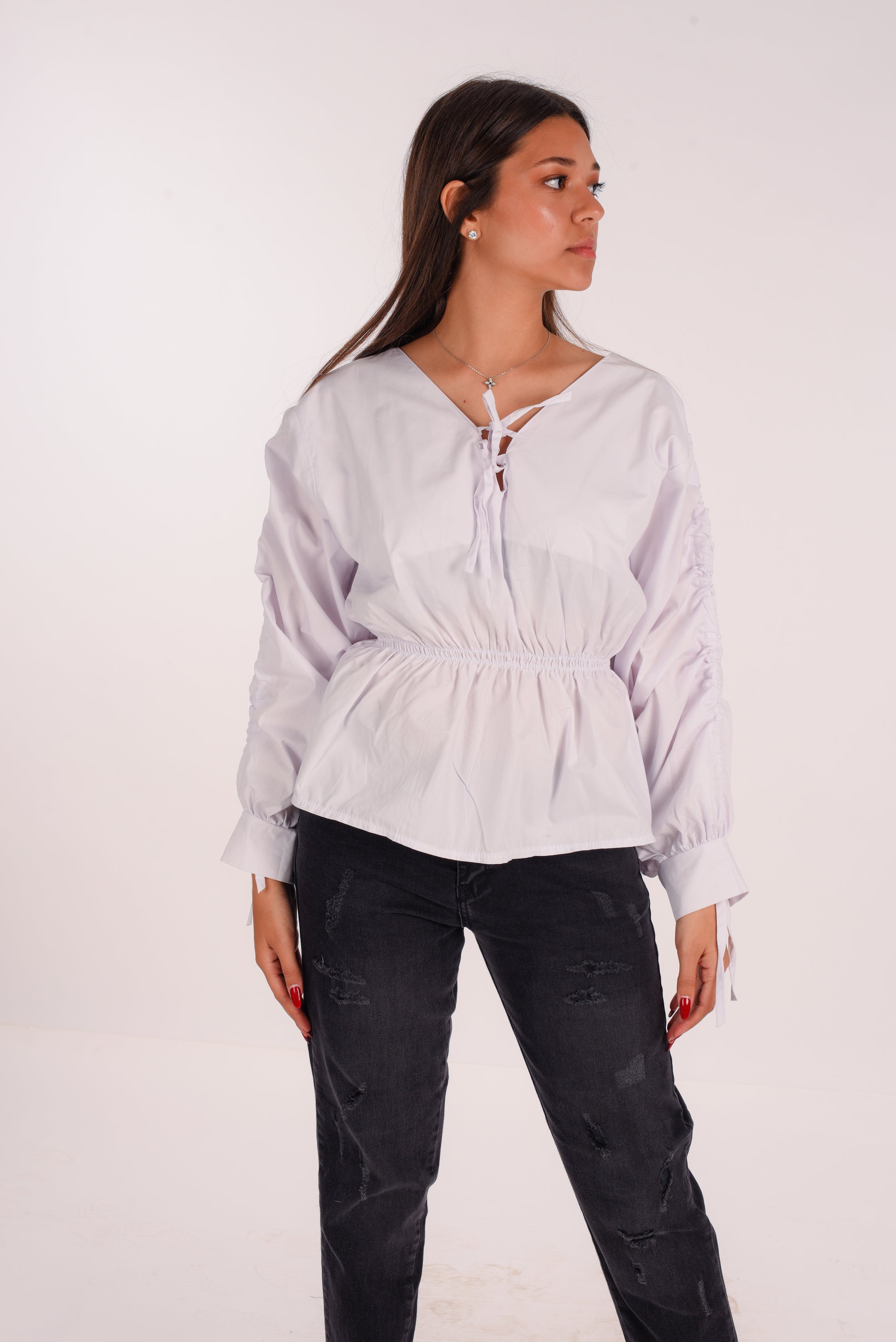 Love blouse in white