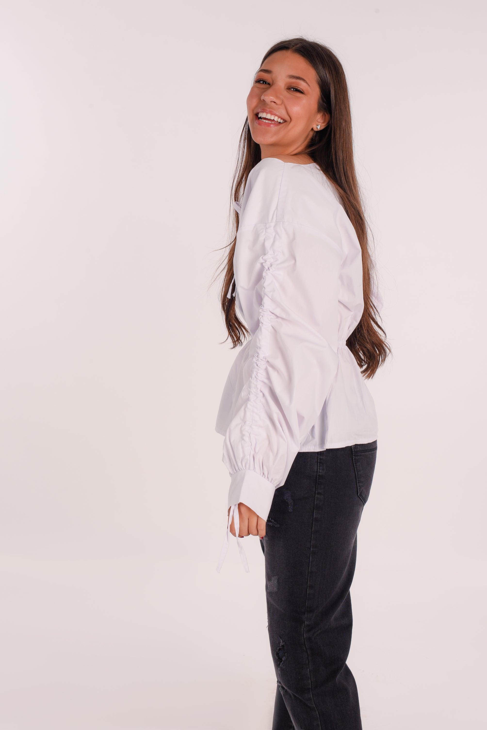 Love blouse in white