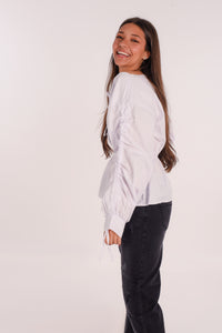 Love blouse in white