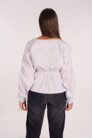 Love blouse in white