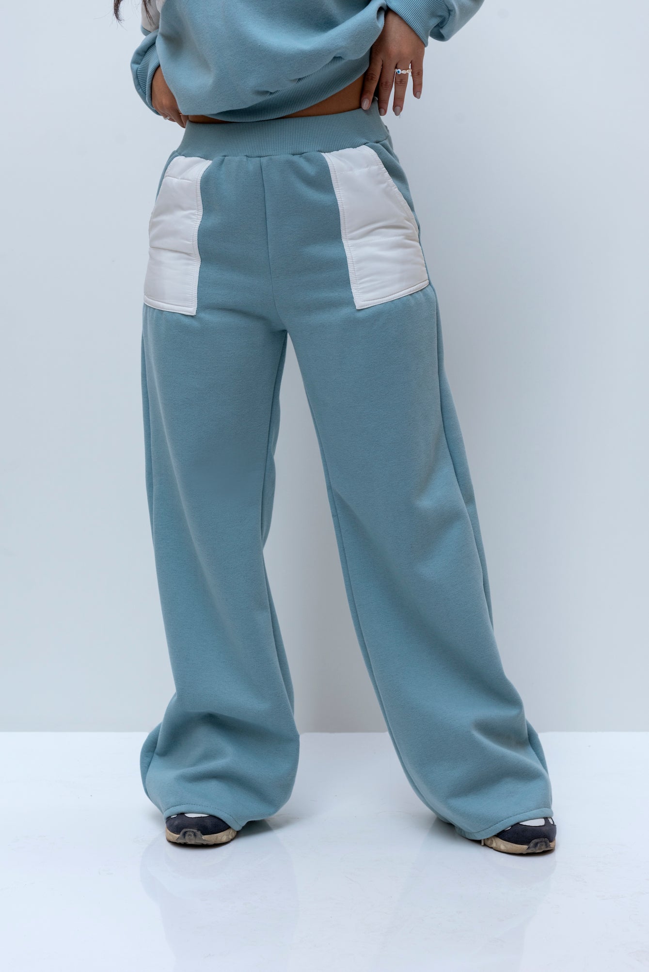 Superman pants in mint