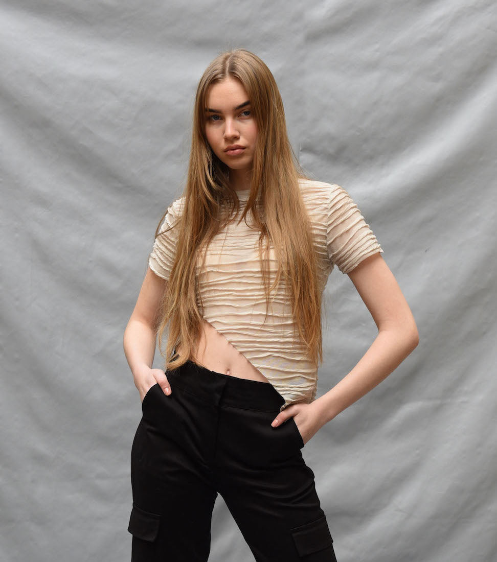 Find love top in beige