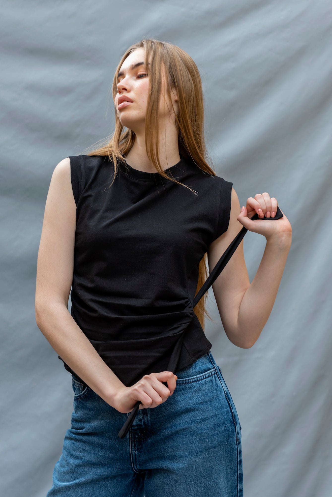 Crush it top in black