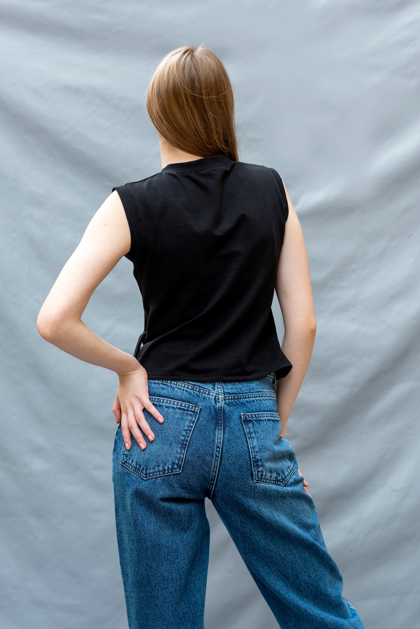 Crush it top in black