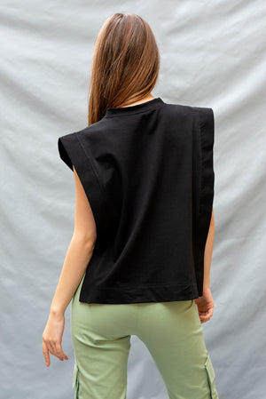 Sharp top in black