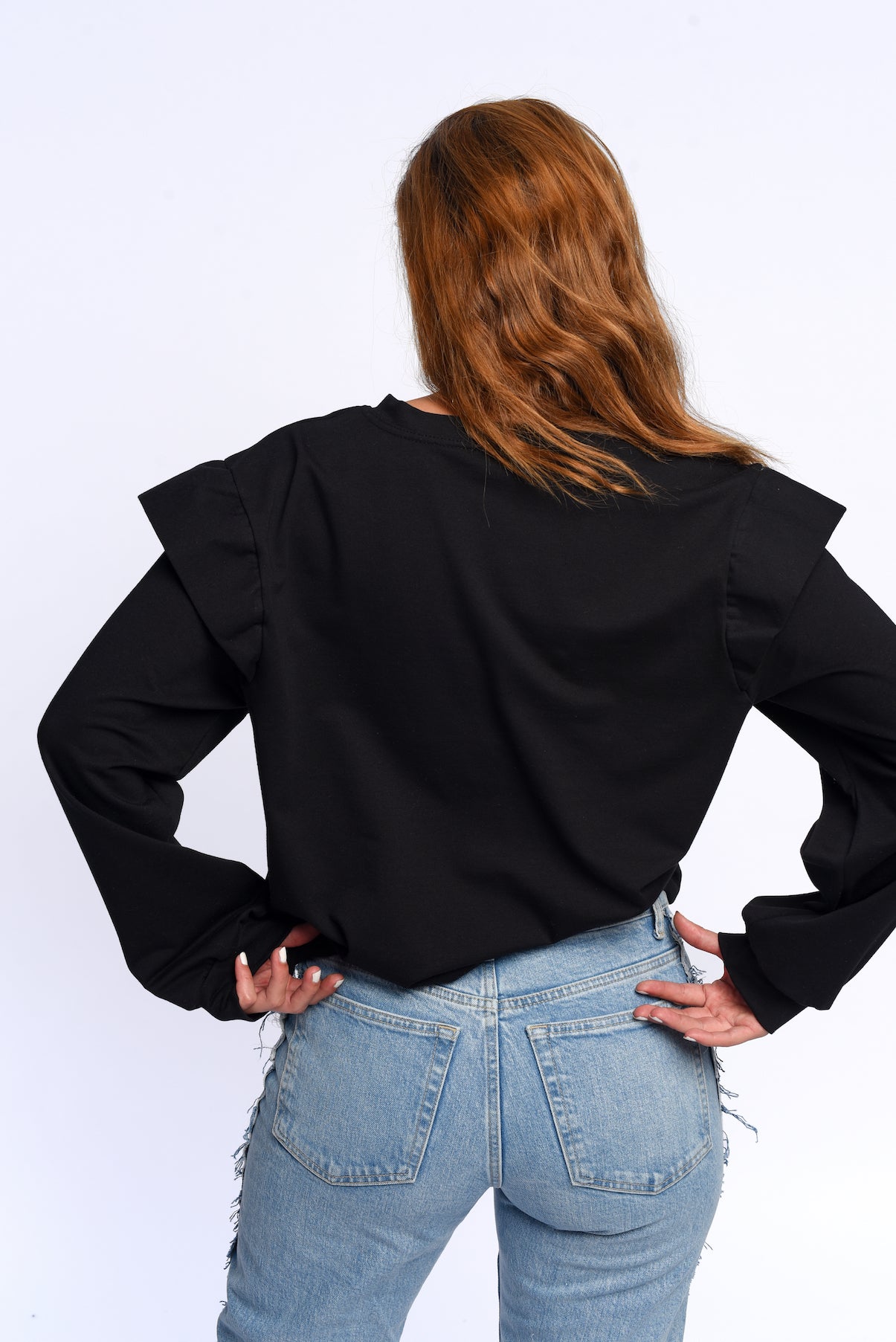 Fly sweatshirt in black