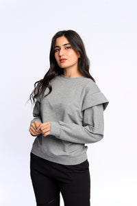 Fly sweatshirt in grey