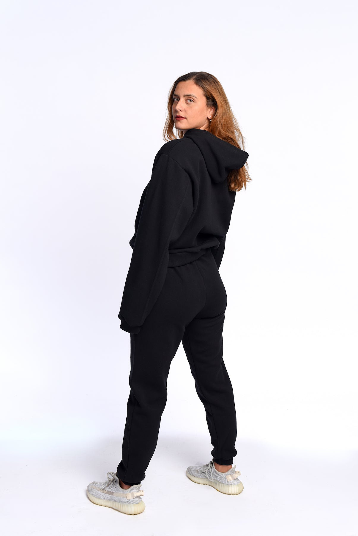 The black sweatshirt