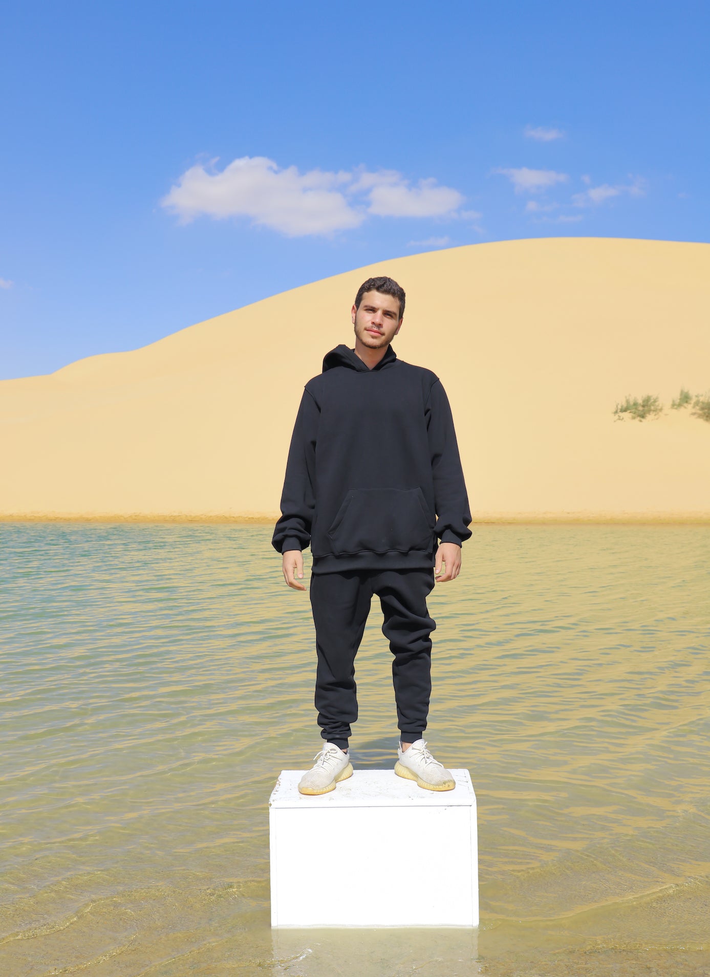 Black Hooded Sweatshirt