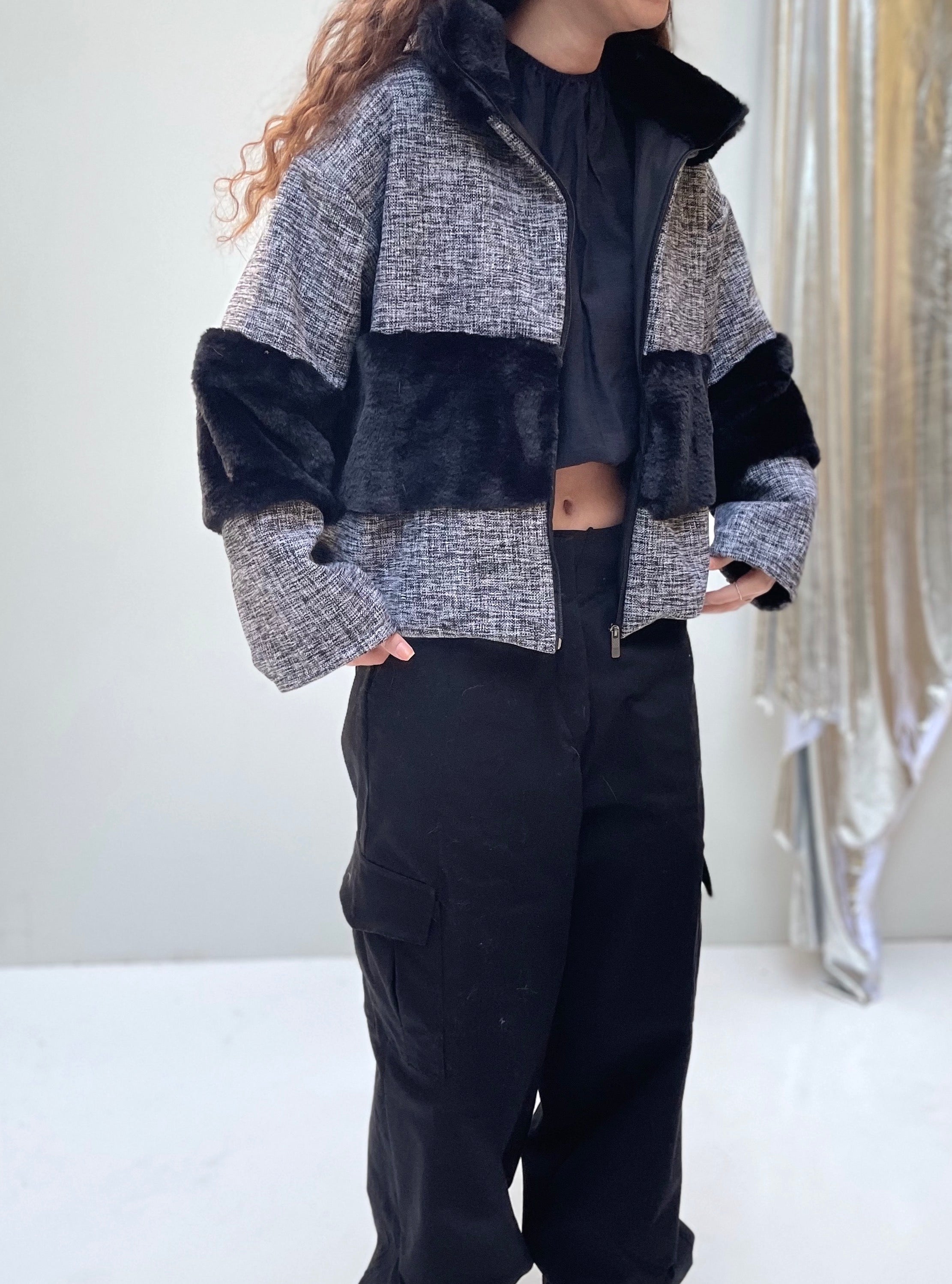 Lux jacket in black