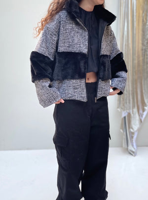 Lux jacket in black
